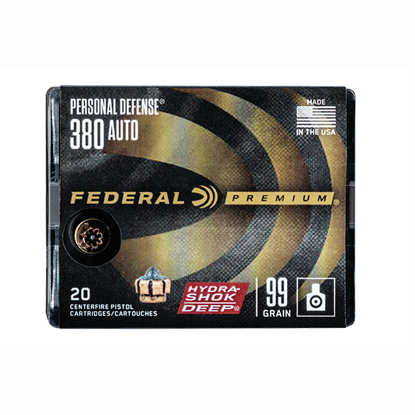 Federal 380 99GR Hydra-Shok DEEP